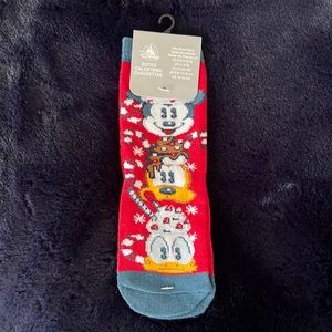 Disney-1 Mickey, Pluto, Donald sock pair